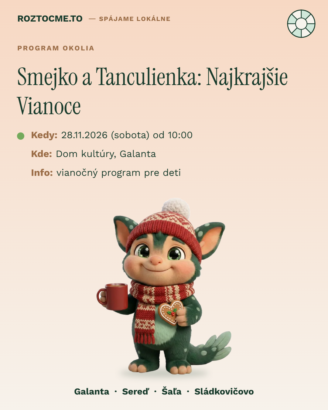 Smejko a Tanculienka: Najkrajšie Vianoce