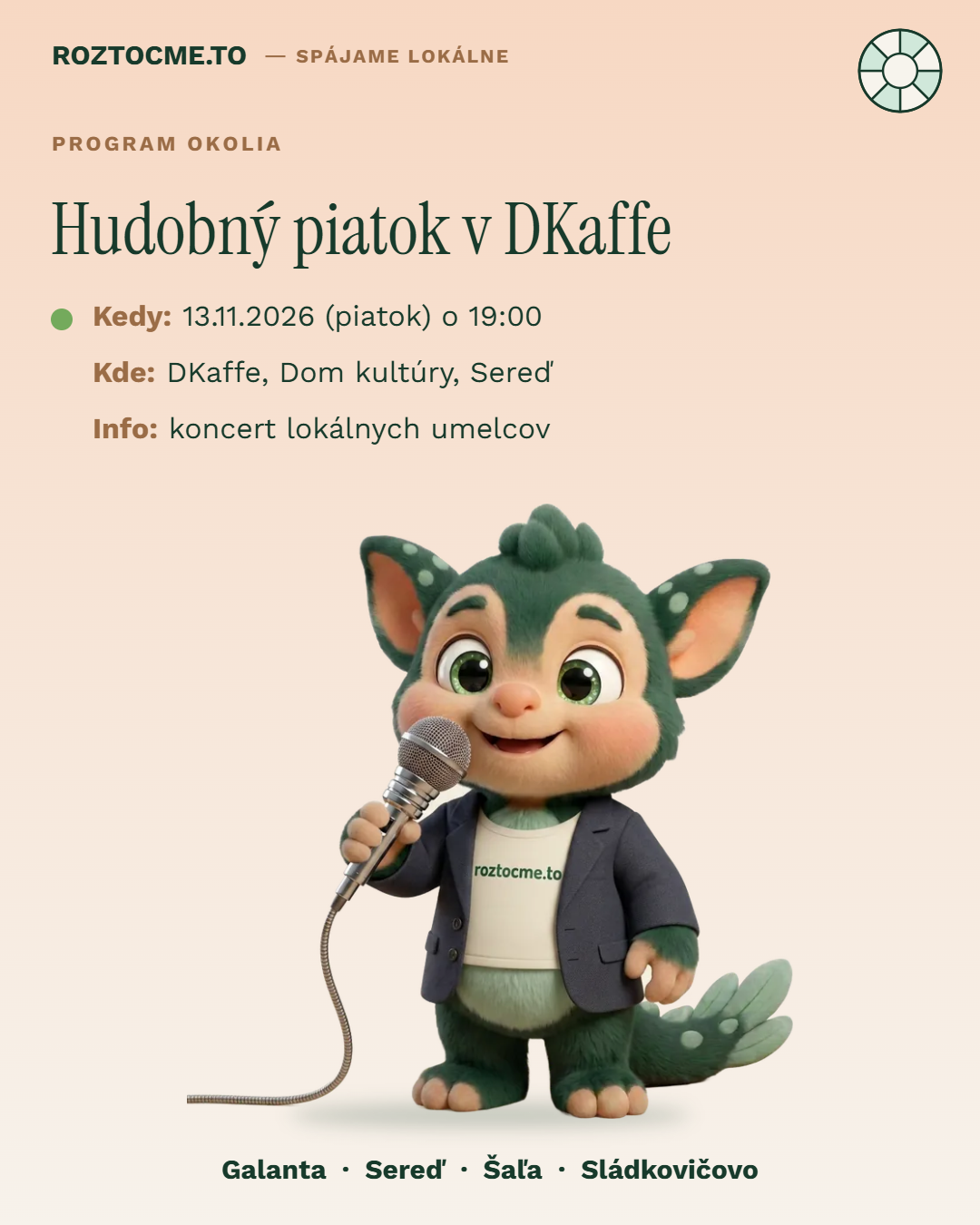 Hudobný piatok v DKaffe